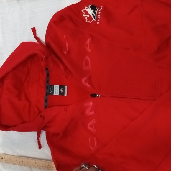 Nike Therma-Fit Full Zip Canada Men's Medium Hoodie - Picture 2 of 8